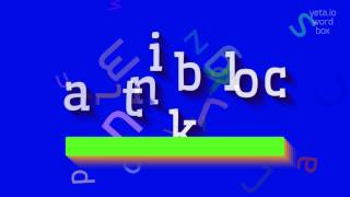 How to say "antiblock"! (High Quality Voices)