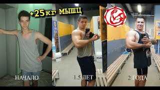 ! Как набрать 25 кг мышц за 1 год внатурашку ? Виталий Дан на Вечернем Юрганте