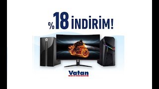 VATAN BİLGİSAYAR %18 KDV İNDİRİMİNDE EN İYİ FİYATLI ÜRÜNLER