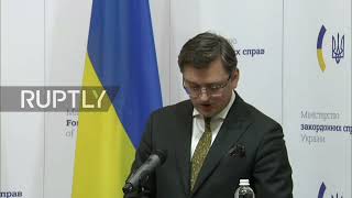 Ukraine: FM Kuleba calls on partners to condemn Russia's alleged violation of Minsk agreements