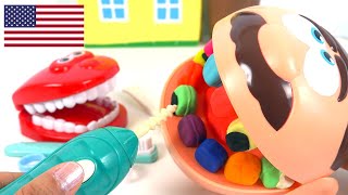 Play doh Dentist Learn to Brush Your Teeth ???????? Fun Videos for Kids