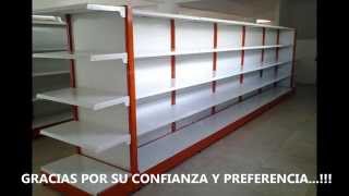 VITRINAS DE PAPELERÍAS, ESTANTES, APARADORES, MOSTRADORES, ANAQUELES, MUEBLES TIPO OXXO