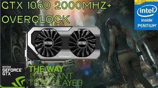 Intel G4560 + GTX 1060 6GB - Rise Of The Tomb Raider Benchmark DX 11 Very High 1080p