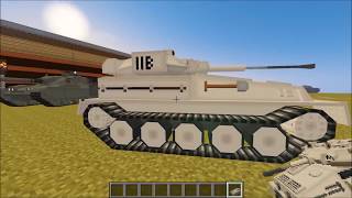 MINECRAFT MOD XE TĂNG*DÙNG TÊN LỬA BẮN BANH THÀNH PHỐ !!