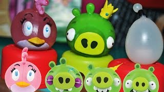 Игрушки Angry Birds Машемс распаковка сюрпризов/Angry Birds Mashems unboxing toys