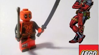 Lego DeadPool Custom Minifigure [PlayHunterChan].