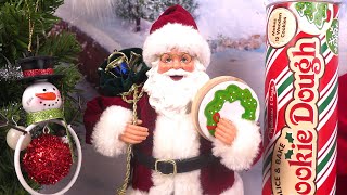 Noël 2021 Jeu d’Imitation Petits Gâteaux en Bois Pour le Père Noël