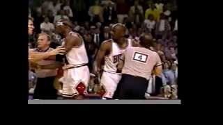 Jordan & Ainge: Tense encounter.