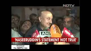 Johnny Lever responds to Anupam Kher on his comments about Naseeruddin Shah's opinion