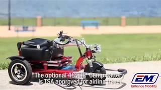 Электротрицикл для взрослых Adjutant 350 Электроскутер обзор - Инвалидная коляска с электро приводом