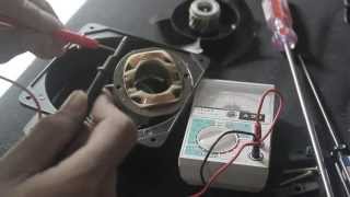 Axial Fan disassembly - how to open coil motor fan