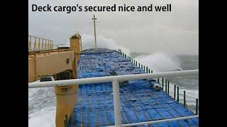 Ship in Storm. Vessel in severe weather conditions | seaman job | судно в шторме