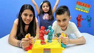 Rock 'em Sock 'em Robots Family Fun Classic Game for kids