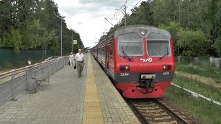 Электропоезд ЭД4М-0035 платформа Ильинское