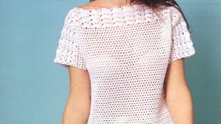 Crochet Top Pattern - Узор крючком для топа