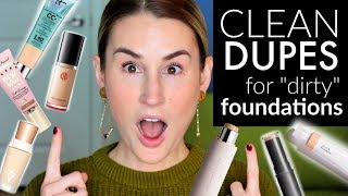 THE BEST CLEAN DUPES FOR "DIRTY" FOUNDATIONS | Ko Gen Do, IT Cosmetics, Natasha Denona + MORE!