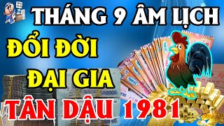 Tử Vi Tháng 9 ÂL Tuổi Tân Dậu 1981, Nổ Lộc TRỜI BAN, Trúng Lớn 3 Lần, TIỀN VỀ Tới Tấp, Trả Sạch Nợ