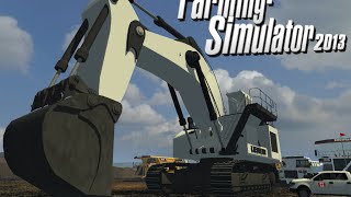 Farming Simulator 2013 mod map OILSAND Special machinery