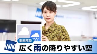 お天気キャスター解説 あす 7月9日(土)の天気
