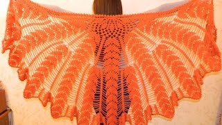 ШАЛИ КРЮЧКОМ ДЛЯ НАЧИНАЮЩИХ - видео - 2018 / SHAWL CROCHET FOR BEGINNERS - Video / SHAWL HÄKELN