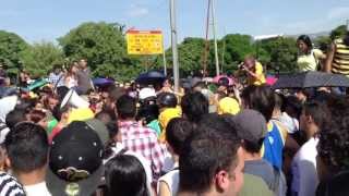 Palabras de cierre de protesta, por un Lider.