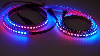 APA102C SK9822 RGB Full Color Magic LED Strip DC5V White PCB Non-waterproof IP20