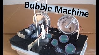 Homemade Soap Bubble Machine