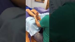 Beginning of a Reflexology Session – Technique