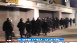 Unul dintre cei trei terorişti implicați în atentatul din Franța a fost prins