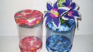 DIY Коробочки из пластиковых бутылок. Мастер-класс \ Boxes of plastic bottles