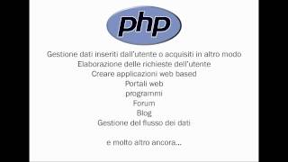 PHP - Introduzione