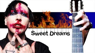 Marilyn Manson - Sweet  Dreams на Гитаре + РАЗБОР