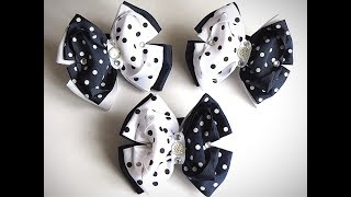 Школьный бант |"Горошинка "| MK от Noel | DIY | School bow | "Goroshinka"