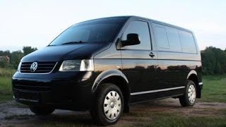 VW T5 Caravelle. Замена воздушного фильтра двигателя.