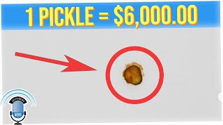 Artist Throws McDonalds Pickle at a Ceiling & Wants $6,500