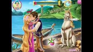 Поцелуй Рапунцель Принц Эгмонт Максимус Онлайн Игры Для Девочек