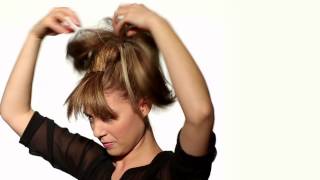 Classy Fake Bang Top Knot Bun