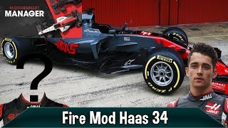 Motorsport Manager Fire Mod - Haas F1 The American Dream 34
