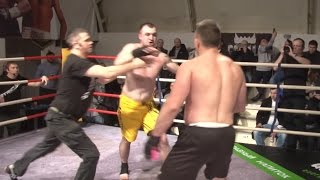 Ответил за слова прямо в ринге !!