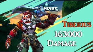 Геймплей Тибериус - 163000 урона на новом чемпионе! | Paladins