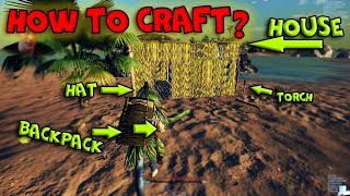 Survisland #3 - Как сделать РЮКЗАК, Факел, шляпу и построить ДОМ? Backpack, torch, house and hat