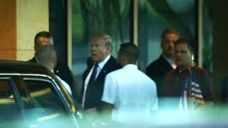 Trump makes unexpected stop before Asia trip