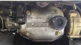 昭和61年式スバルサンバー4WD エンジン始動！