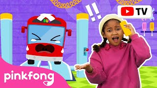 Cinco Autobuses Saltando en la Calle | Pinkfong Canta & Baila | Canciones ​Infantiles