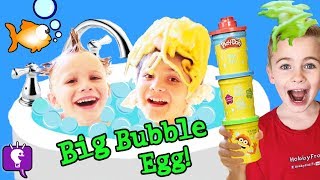 BIG BUBBLE EGG with Octonauts and Thomas and Friends by HobbyKidsTV