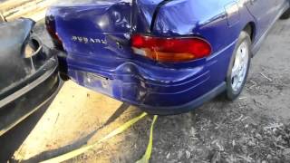 DRIFTARU RB30 impreza pt4 - Engine test fit and crashing into a tree!