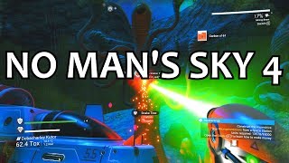 No Man's Sky NEXT - Let's Play 04 - Warp Drive with Checkers [Nickel Tour]