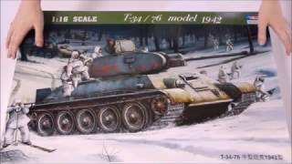 Обзор модели танка Т-34/76 model 1942 (1:16)