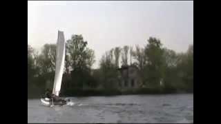 catamaran AlexCat inflatable sailing catamaran