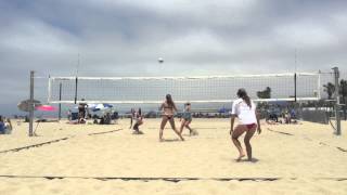 Sadie Gray Sand Volleyball  Higlights CBVA A 6/7/15